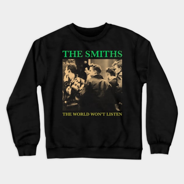 The Smiths - Pencil Drawing Style Crewneck Sweatshirt by Black Red Store